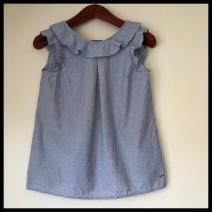 EUC Tommy Hilfiger Sleeveless Ruffle Top